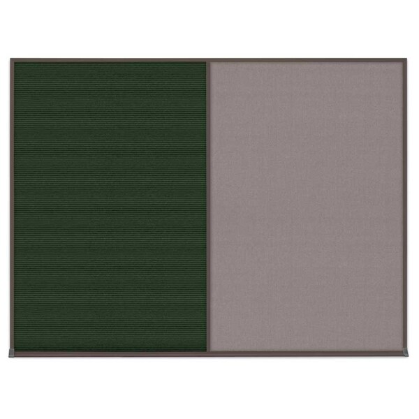 Triple Door Radius Corkboard, 72"X48", B